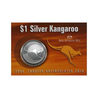 2004 Frosted Uncirculated $1 Silver Roo 1oz Silver Bullion