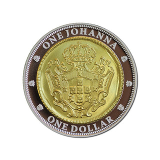 2007 RAM Subscription Coin - $1 Portuguese Johanna Gold Plated Silver Proof