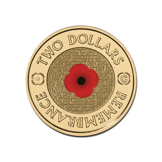 2012 Remembrance Day Red Poppy $2 C Mintmark PNC