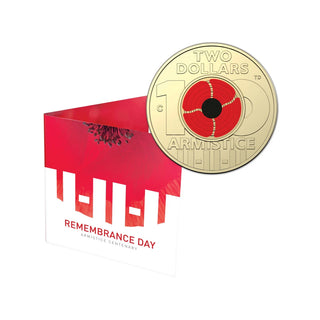 2018 Remembrance Day Armistice $2 'C' Mintmark Coin