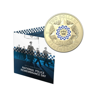 2019 Police Remembrance $2 'C' Mintmark Carded Coin