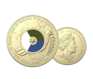2020 End of WWII $2 Coloured Uncirculated Coin