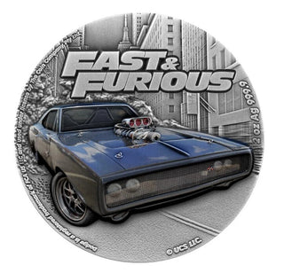 2023 Fast & Furious $5 2oz Silver Ultra High Relief