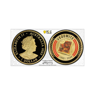 2023 Vegemite Centenary $1 Proof graded PR69DCAM