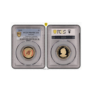 2023 Vegemite Centenary $1 Proof graded PR69DCAM