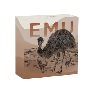 Australian Emu 2024 1oz Silver Coloured Coin