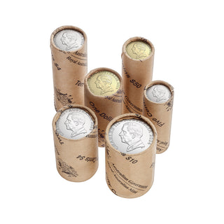 2024 Six Coins Premium Rolled Coin Set - King Charles III