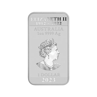 Dragon Rectangular 2023 1oz Silver Bullion