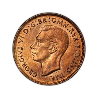 1948 M Penny 1d Graded MS63RB