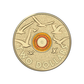 2015 C Mintmark Remembrance Day $2 Coloured Carded Coin