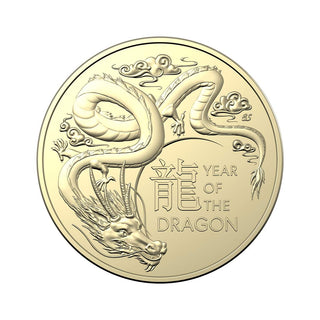 2024 $1 Uncirculated 2 Coin Set - Lunar Year of the Dragon