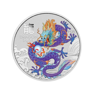 Australian Lunar Series III 2024 Year of the Dragon 1/2oz 10 Coin Set