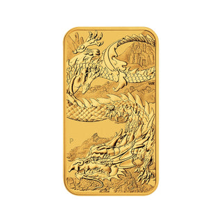 Dragon Rectangular 2023 1oz Gold Bullion