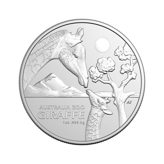 2024 $1 1oz Silver Bullion Coin- Australia Zoo Series - Giraffe
