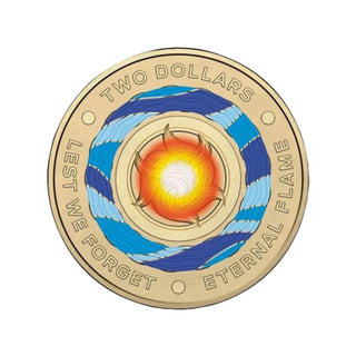 2018 Eternal Flame $2 Coloured Uncirculated Coin