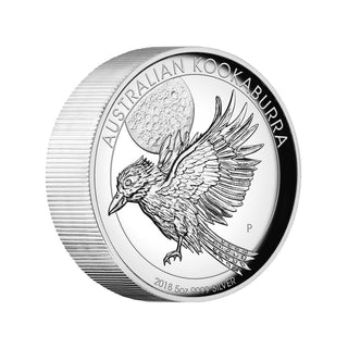 2018 Australian Kookaburra 5oz Silver Proof High Relief