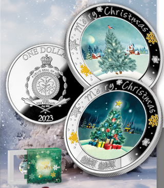 2023 Merry Christmas $1 Silver Proof