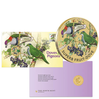 2021 Doves And Pigeons Coloured $1 PNC