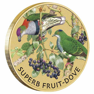 2021 Doves And Pigeons Coloured $1 PNC