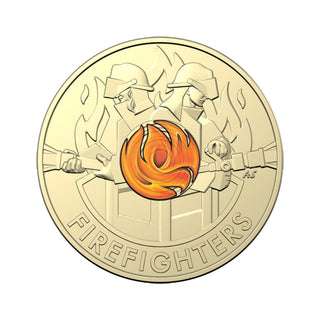 2020 Firefighter $2 Coloured Uncirculated Coin