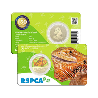 2021 RSPCA 150th Anniversary UNC $1 - Lizard