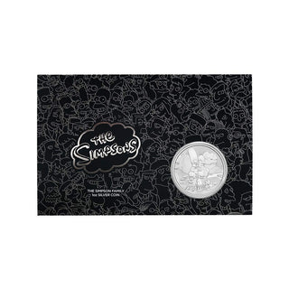 2021 The Simpson Family $1 Tuvalu 1oz Silver Coin