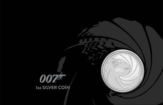 2020 James Bond 007 $1 Tuvalu 1oz Silver Coin