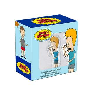 2023 Beavis and Butt-Head 30th Anniversary - 1oz Beavis Shaped Silver