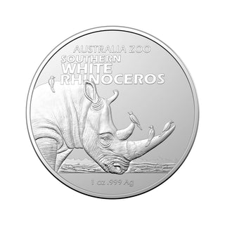 Southern White Rhinoceros - Australia Zoo 2023 1oz Silver Bullion