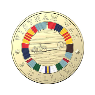 2023 Vietnam War $2 C Mintmark Coloured