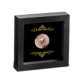 Fabergé Art Pocket Watch 2023 Proof Gold  Plated Coin