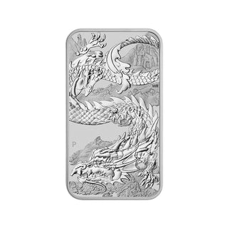 Dragon Rectangular 2023 1oz Silver Bullion