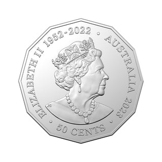 Elizabeth Regina – HM Queen Elizabeth II Commemoration 2023 50c Uncirculated