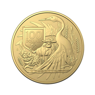 2023 Coat of Arms - Queensland $100 1oz Gold Bullion