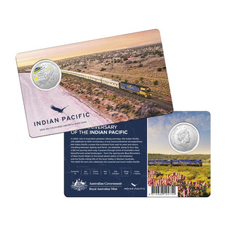 2020 50th Anniversary Of The Indian Pacific 50c