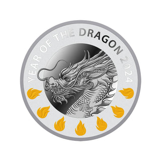 Year Of The Dragon 2024 7 Elements Silver Proof