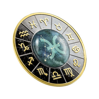 2023 Zodiac Signs - Pisces Silver Black Proof