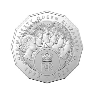 Elizabeth Regina – HM Queen Elizabeth II Commemoration 2023 50c Uncirculated