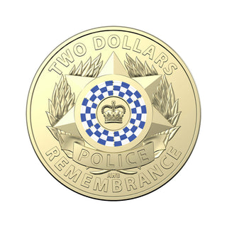 2019 Police Remembrance $2 Coloured Uncirculated Coin