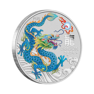 Australian Lunar Series III 2024 Year of the Dragon 1/2oz 10 Coin Set