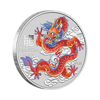 Australian Lunar Series III 2024 Year of the Dragon 1/2oz 10 Coin Set