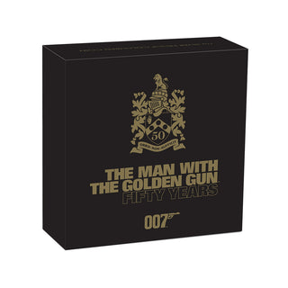 James Bond The Man With the Golden Gun 2024 1oz Silver Proof Coloured Coin