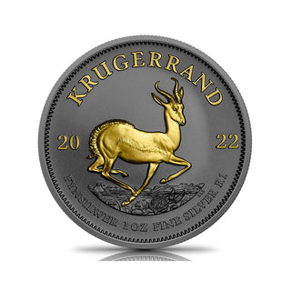 2022 Ruthenium and Gold Krugerrand Silver 1oz Bullion