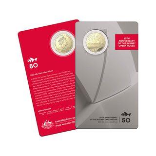 50th Anniversary Of The Sydney Opera House 2023 50c  AlBr Uncirculated