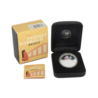 2007 Sydney Harbour Bridge $1 Silver Coloured
