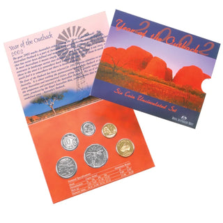 2002 Year of the Outback Uncirculated Year Set