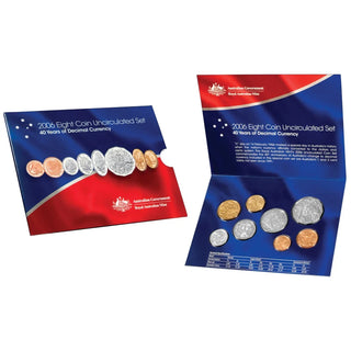 2006 Anniversary Of Decimal Currency Uncirculated Year Set