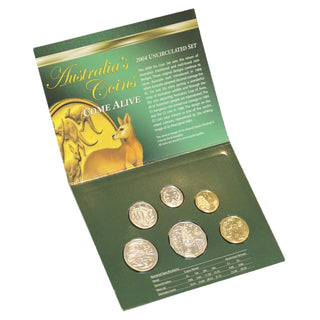 2004 Australia's Coins Come Alive Uncirculated Year Set