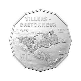 2018 Villers-Bretonneux The Western Front 1918-2018 50c