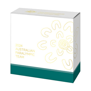 2024 $5 Selectively Gold-Plated Proof Coin - Australian Paralympic Team